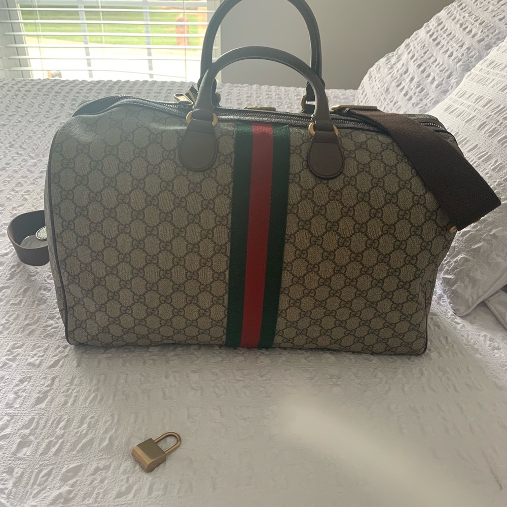 Gucci duffle great for overnight and travel